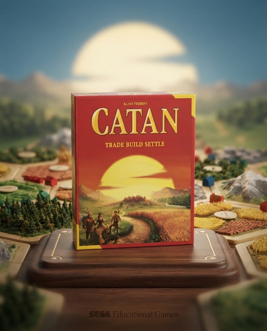 CATAN: TRADE BUILD SETTLE
لعبة البناء والتجارة الأسطورية 🌾🧱