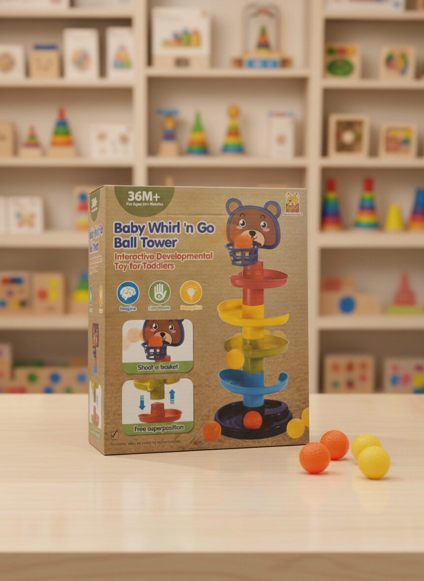 BABY WHIRLN GO BALL TOWER