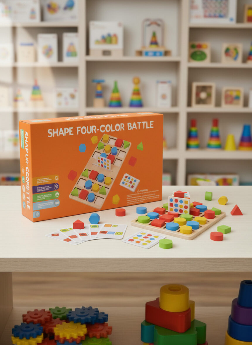 shape four color battle