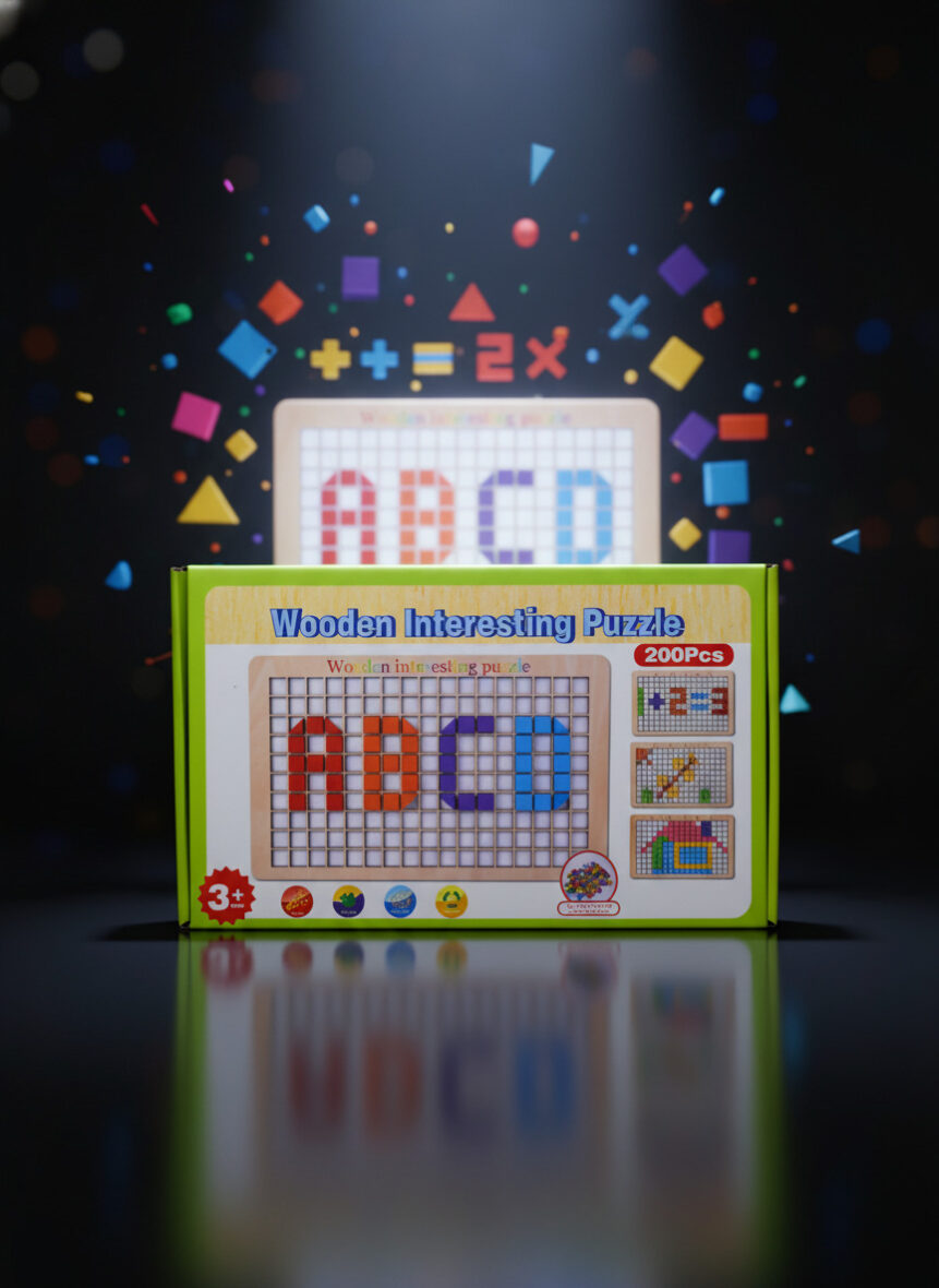 wooden interesting puzzle