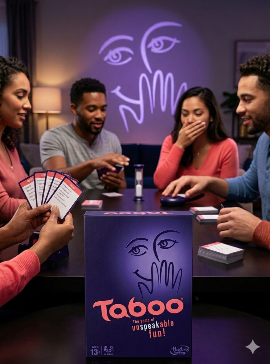 🤐 لعبة الكلمات المحظورة: Taboo! ⏳ اشرح.. احذر.. ولا تقع في الفخ!