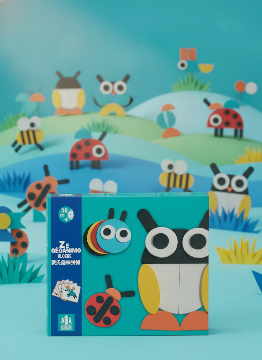 Ze Géoanimo Blocks
بازل الأشكال الهندسية والحيوانات! 🦉 حرك.. طابق.. وابدع