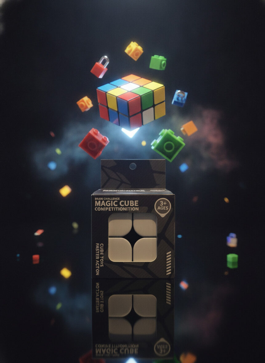 ​Magic Cube Competition 
مكعب الذكاء السحري للتحديات السريعة! 🟪 اعصر مخك.. رتب الألوان.. واكسر الرقم القياسي! ​تحدي عبقري وهندسي مصغر، مثالي لتنشيط خلايا الدماغ وتطوير التفكير المنطقي السريع! 🚀🔥