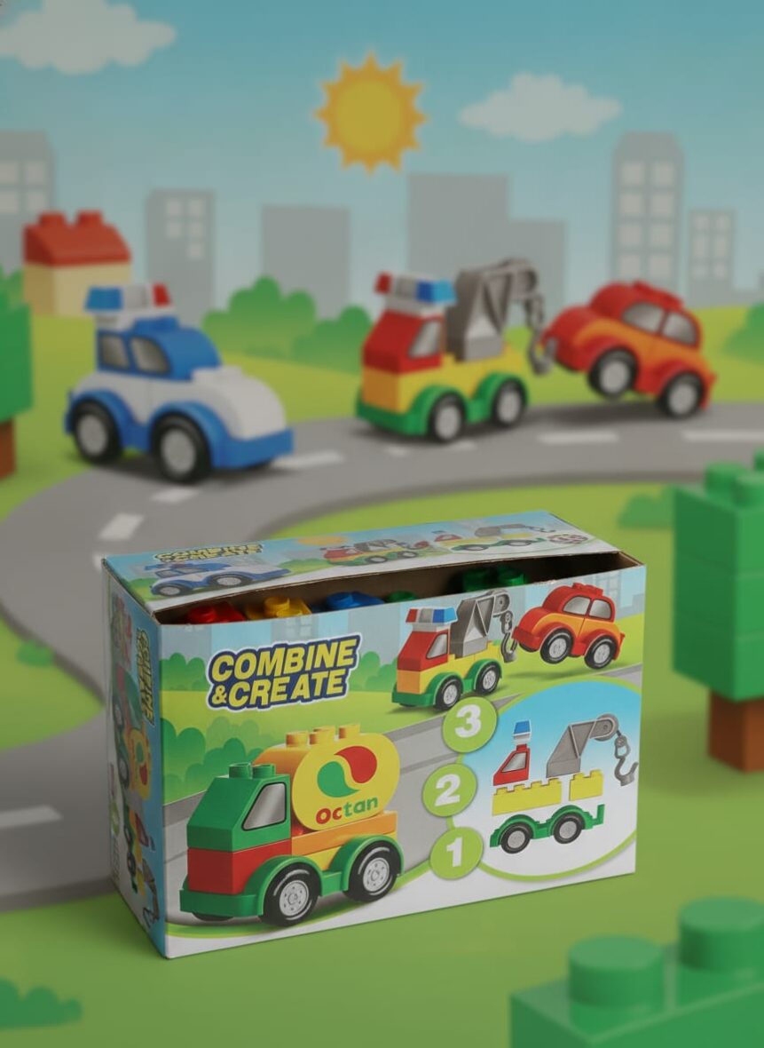 Combine & Create
 – مكعبات تركيب وتشبيك السيارات! 🚗 ركّب.. اخلط.. واصنع عربيتك الخاصة!
