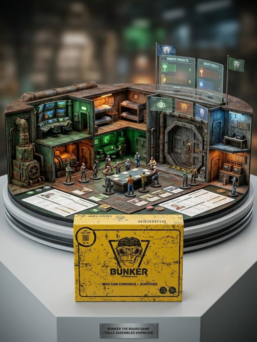 BUNKER – لعبة النجاة والإقناع ☣️🚨