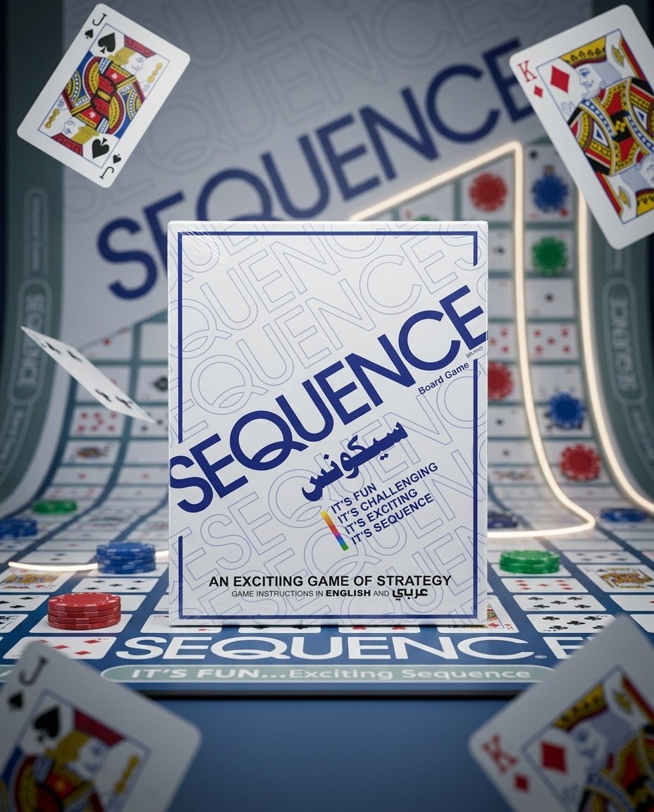 SEQUENCE
لعبة التخطيط والتسلسل الكلاسيكية 🃏🔵