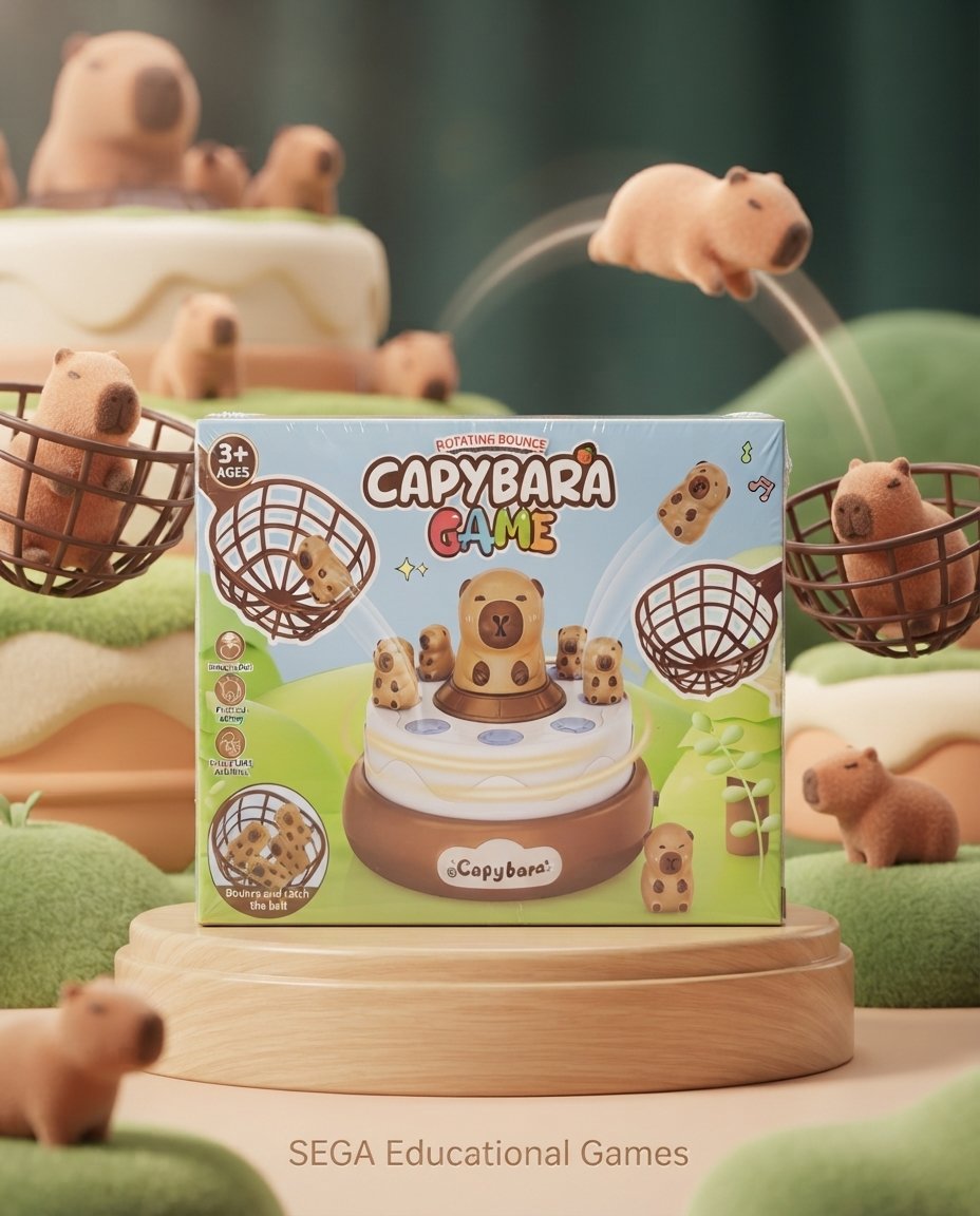 CAPYBARA GAME
لعبة الكابيبارا الدوارة وتحدي الإمساك السريع 🦫🎯