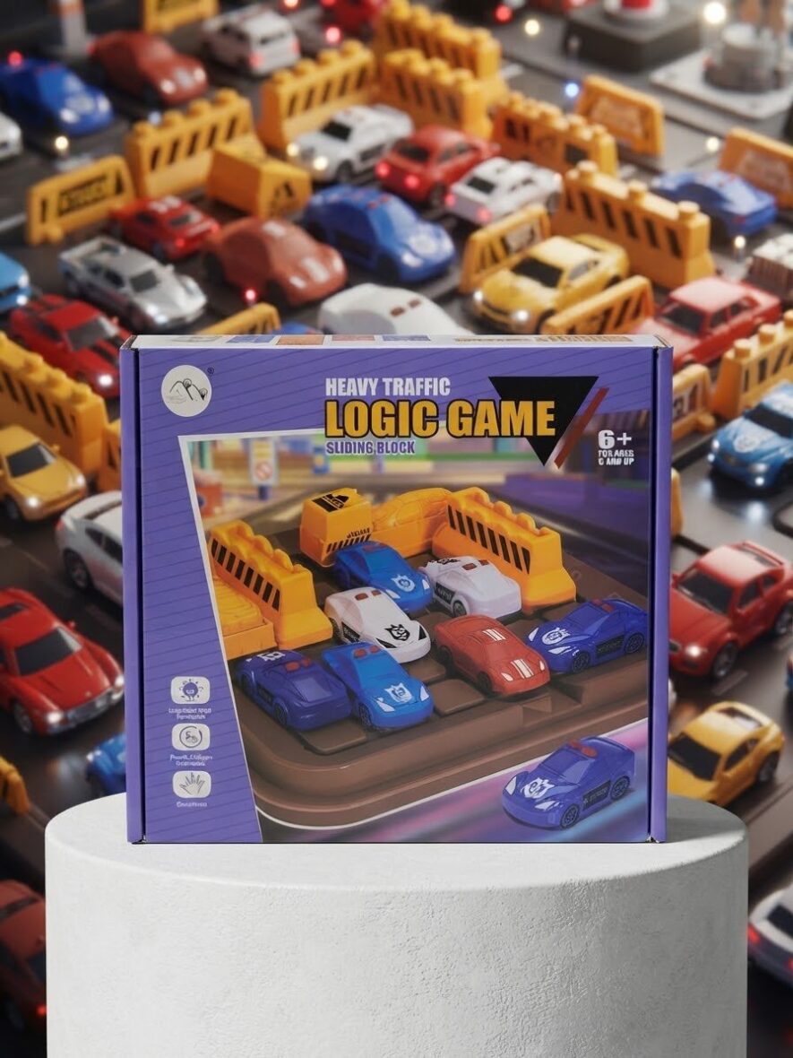 SLIDING BLOCK LOGIC GAME: HEAVY TRAFFIC – لعبة الذكاء المروري والانزلاق 🚗🚦