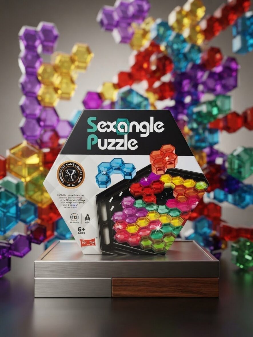 SEXANGLE PUZZLE – لعبة الألغاز السداسية الملونة والمبتكرة ⬡💎