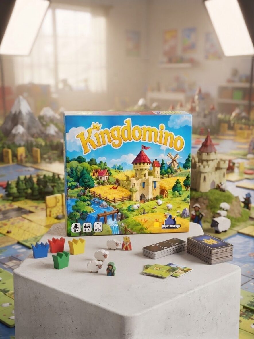 👑 لعبة Kingdomino: بناء الممالك الأسطورية!